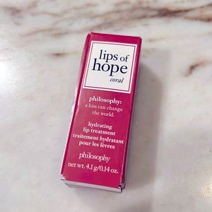 NEW Philosophy hydrating lip treatment
lips of hope- Coral